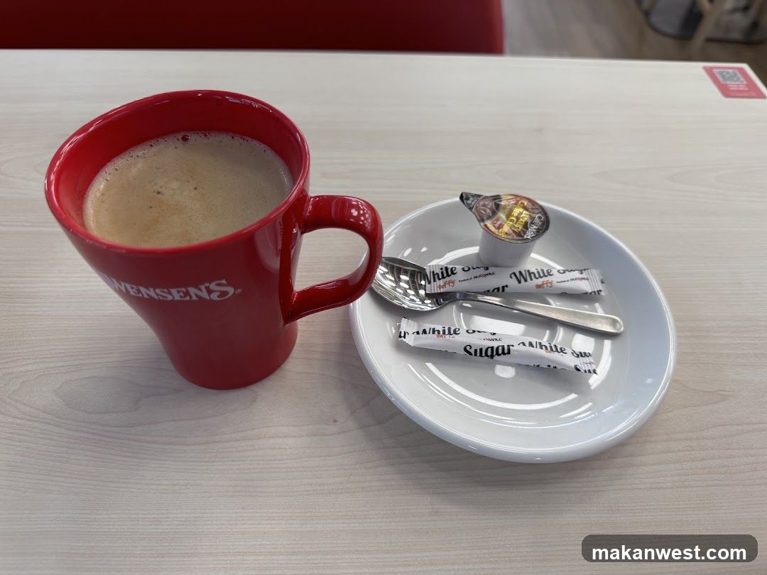 Coffee with Creamer and Sugar