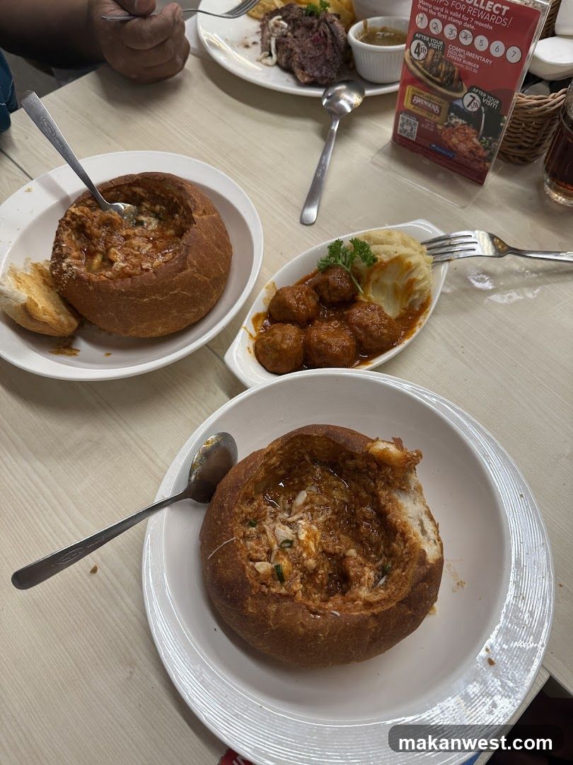 Diners Enjoying Meals