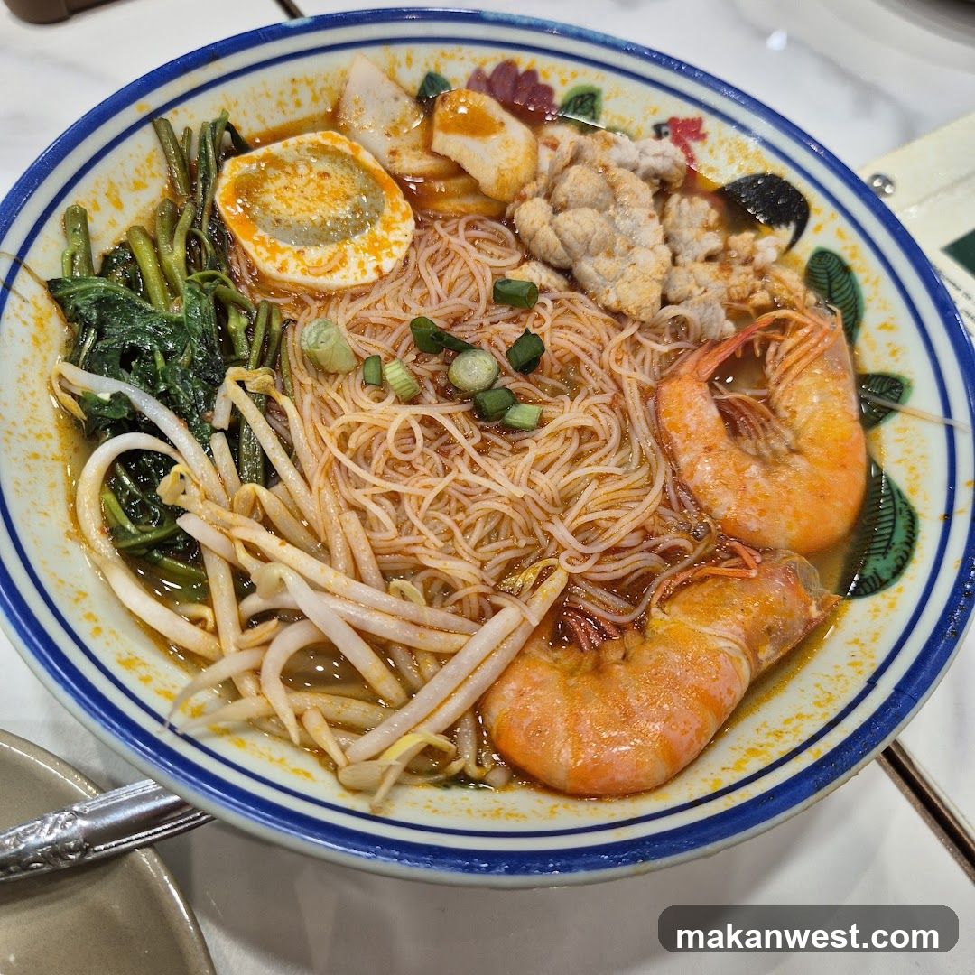Noodle Soup with Shrimp