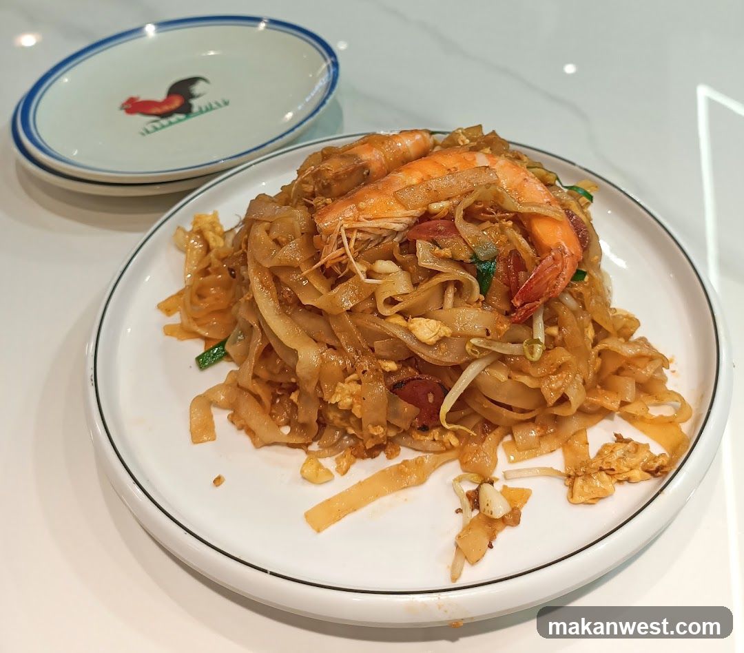 Stir-fried noodles with shrimp