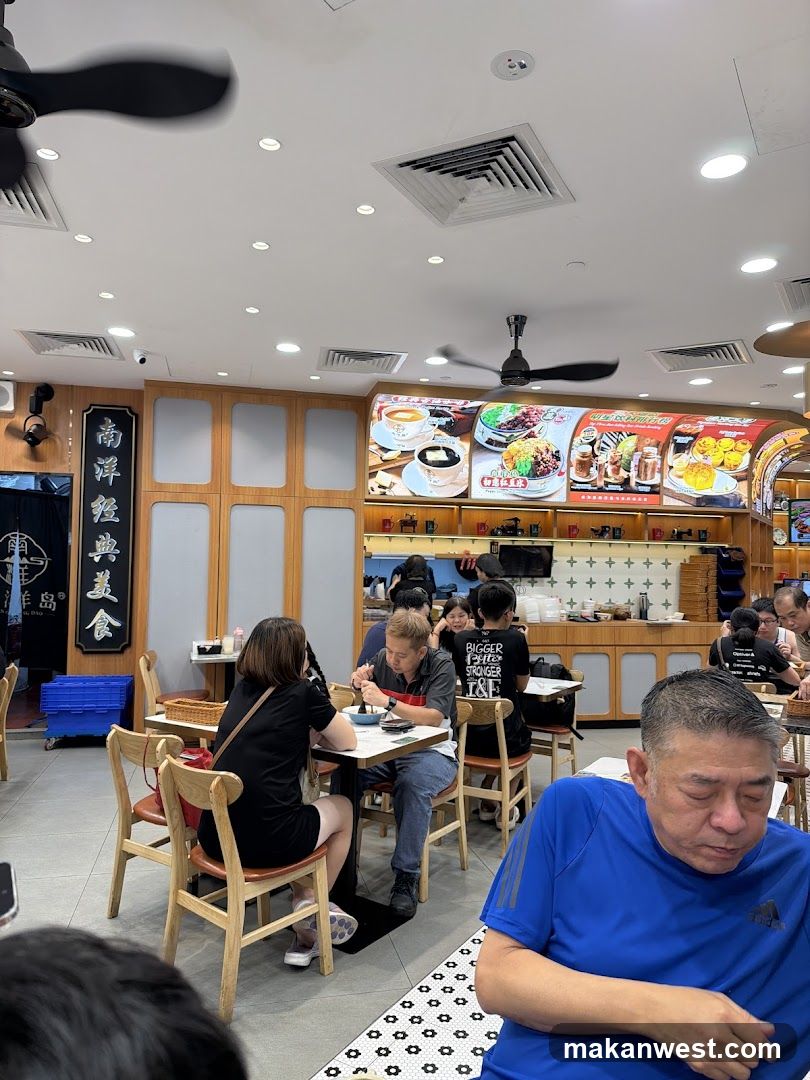 Restaurant Interior with Diners