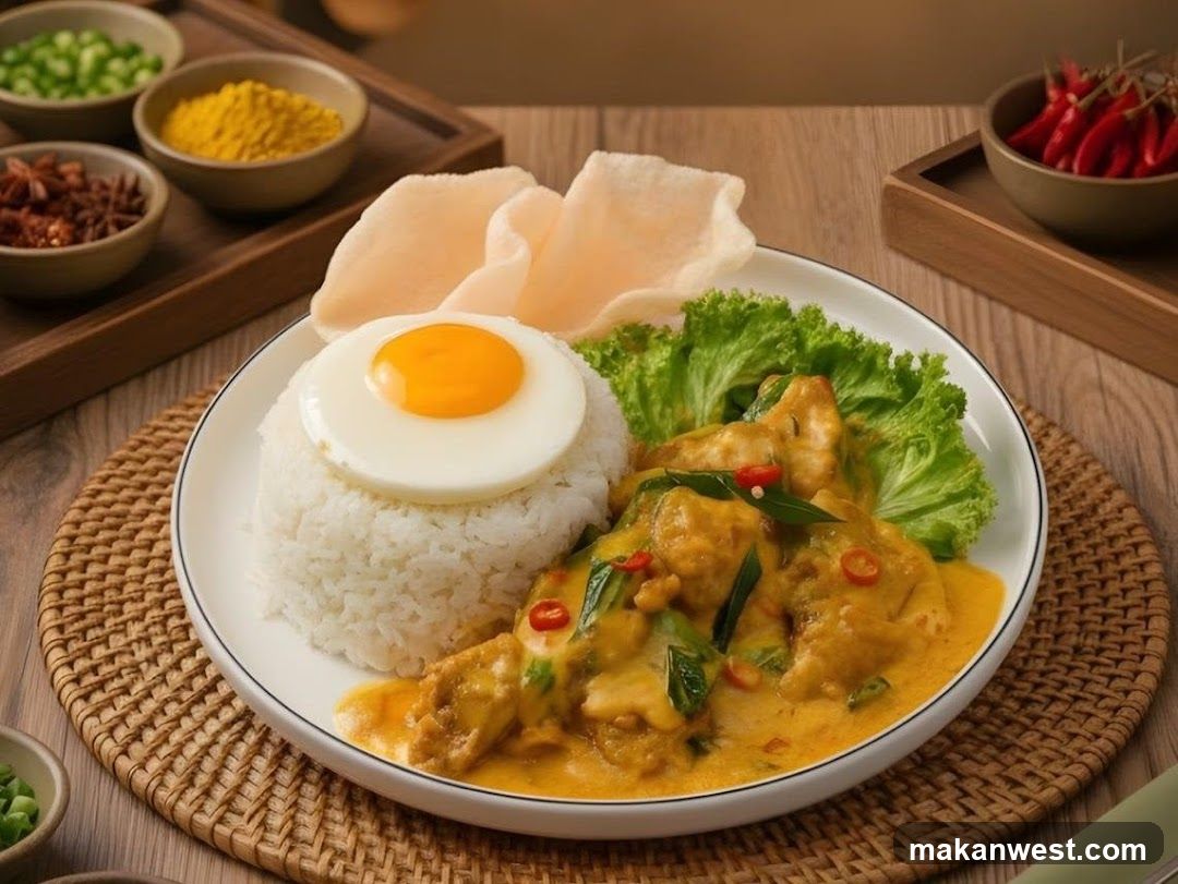 Curry Dish with Rice and Egg