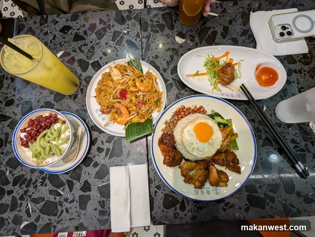 Table with Asian Food