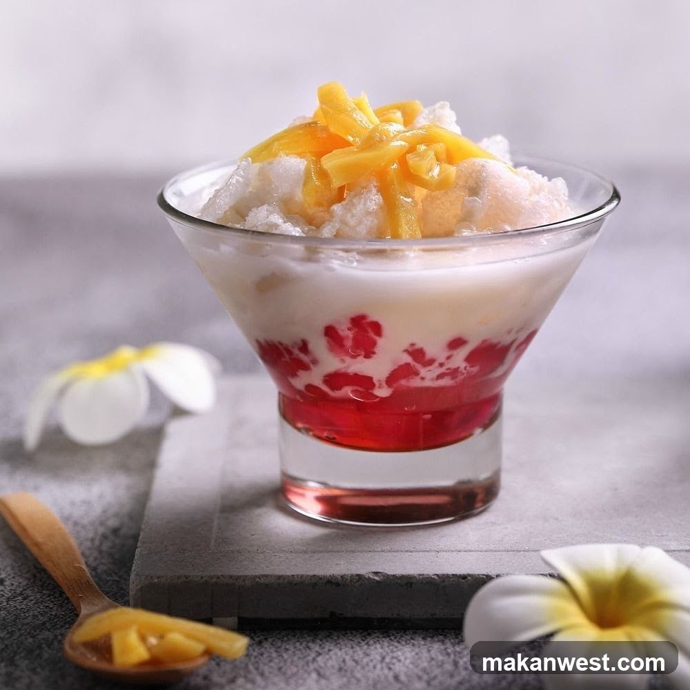 Mango Dessert in Glass Cup