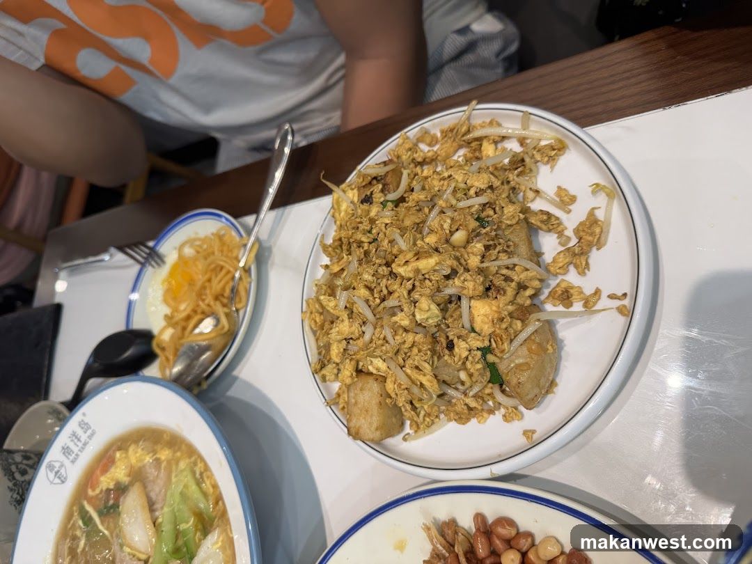 Table with various dishes