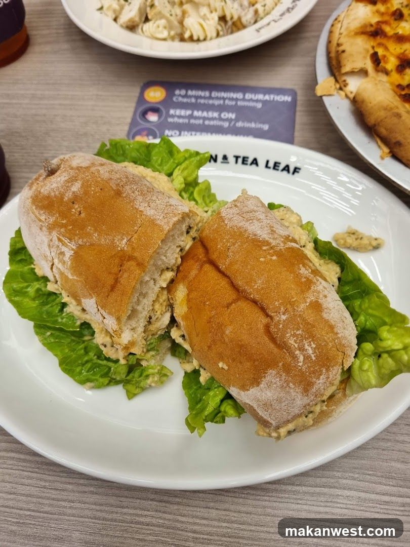 Sandwich and Pasta