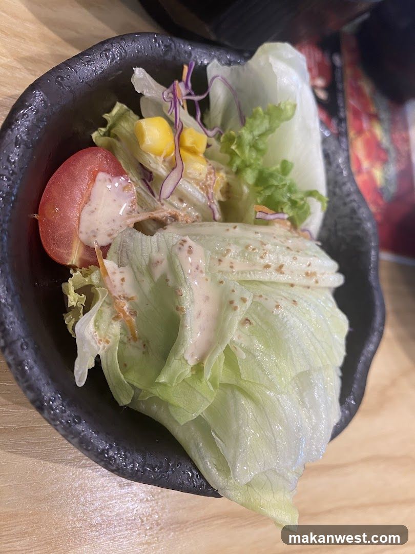 Salad with Dressing