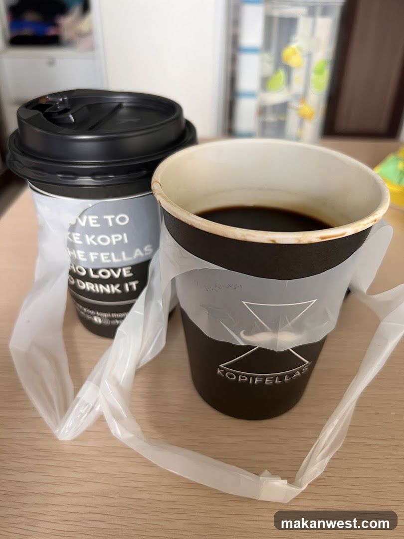 Two cups of coffee