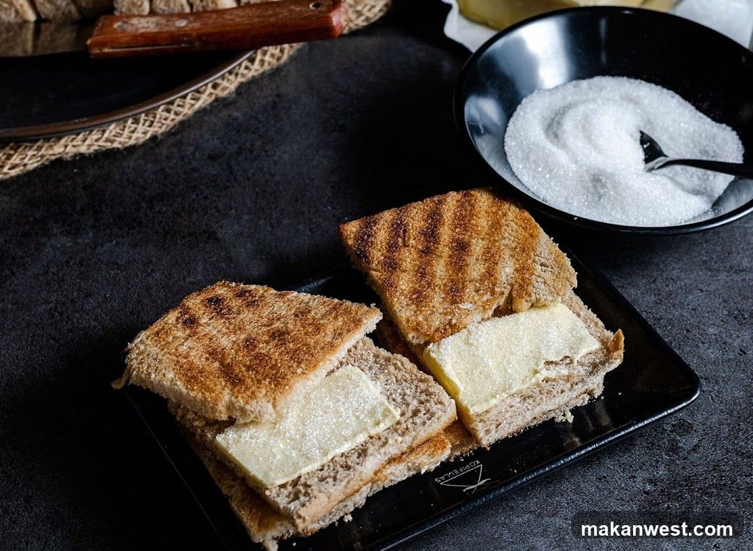 Butter Toast with Sugar