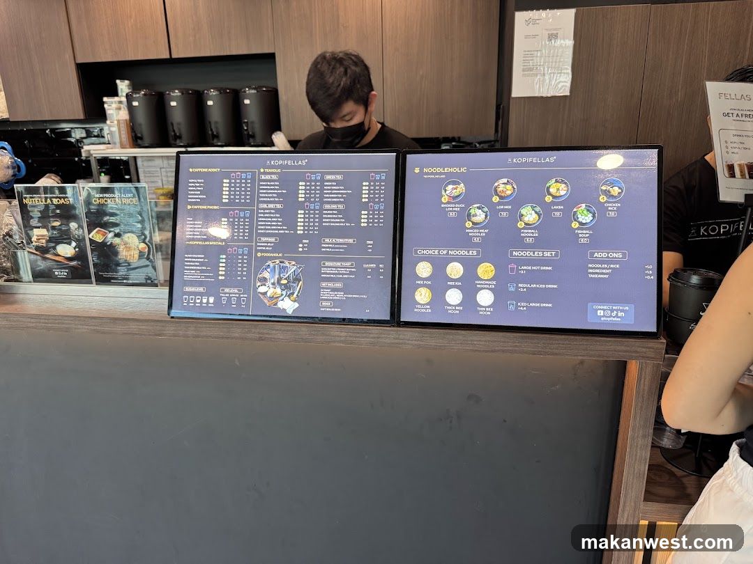 Kopifellas Menu
