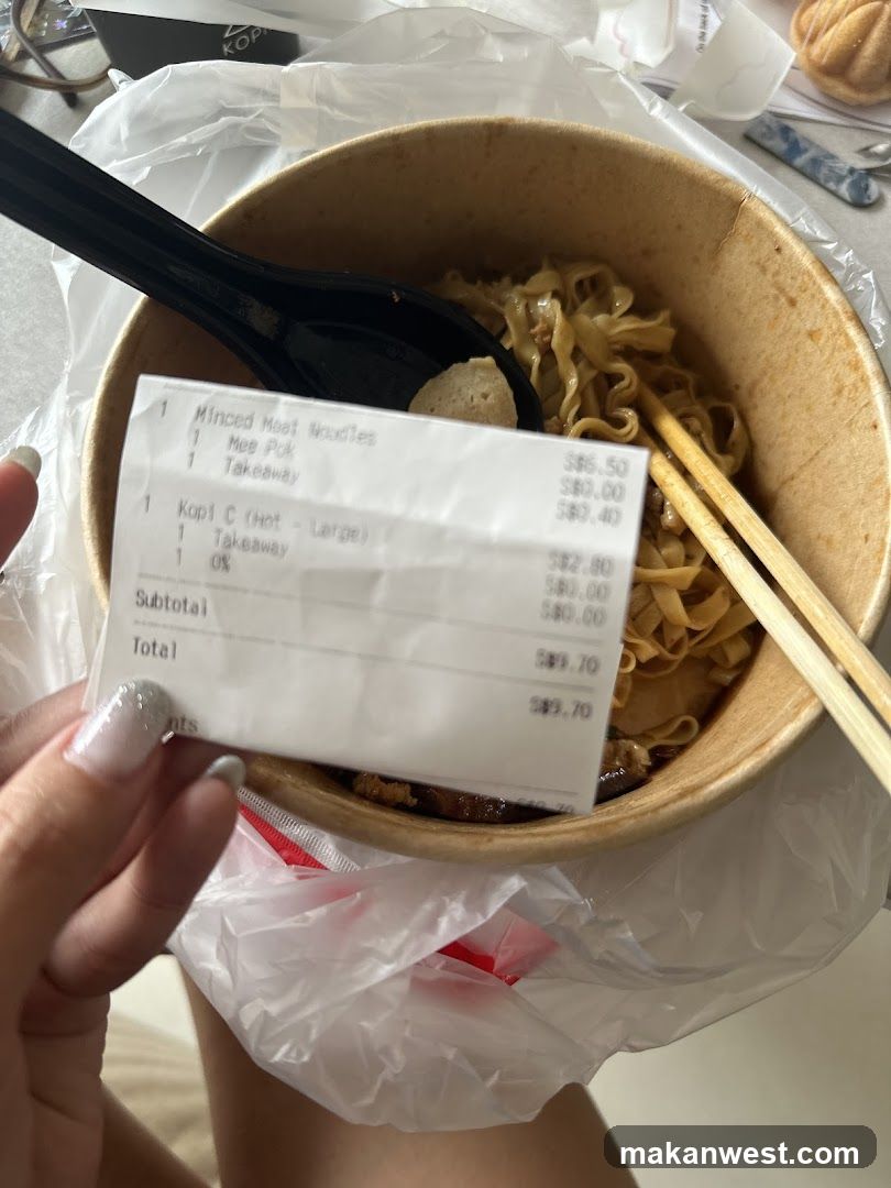 Takeaway Noodles and Drink