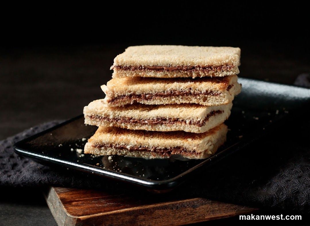 Chocolate Spread Sandwiches