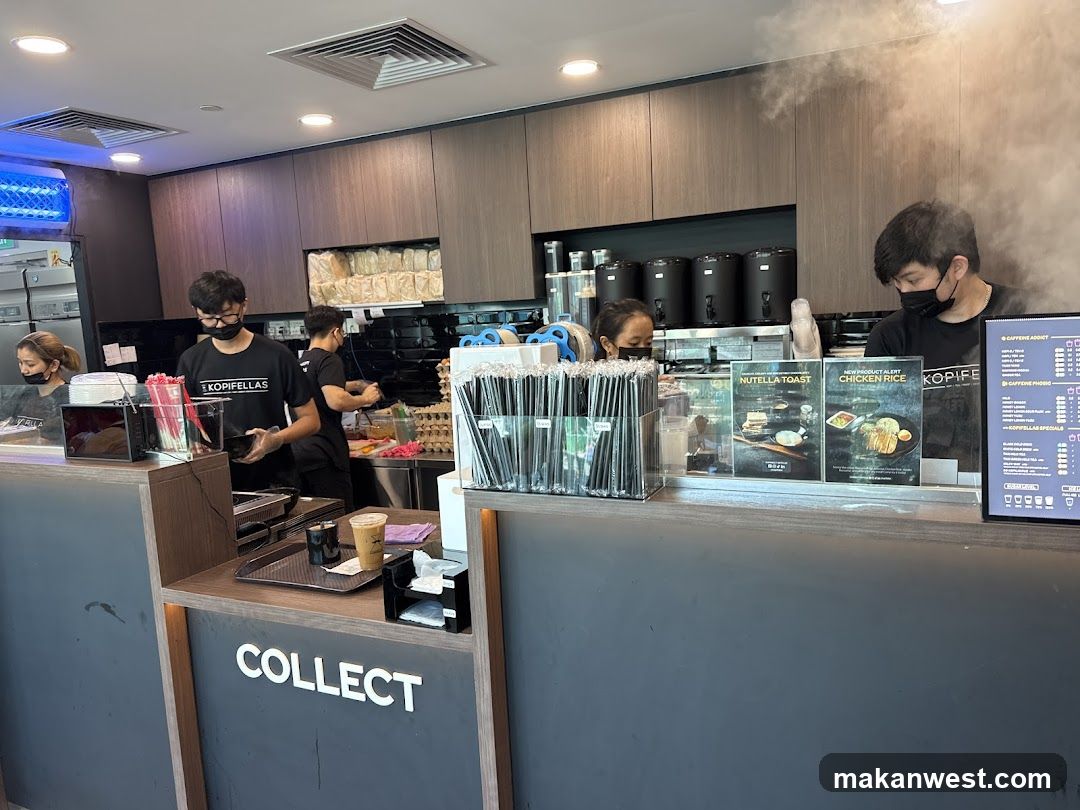 Kopifellas Staff Preparing Orders