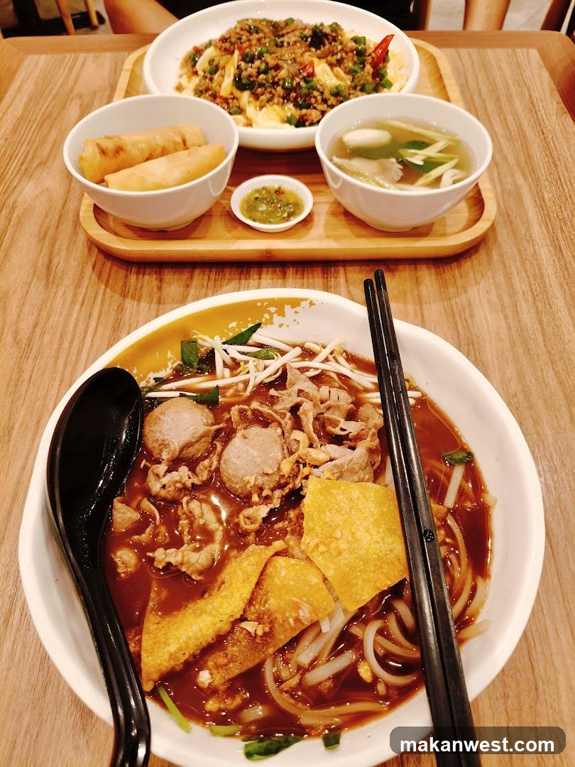 Noodle Soup with Sides