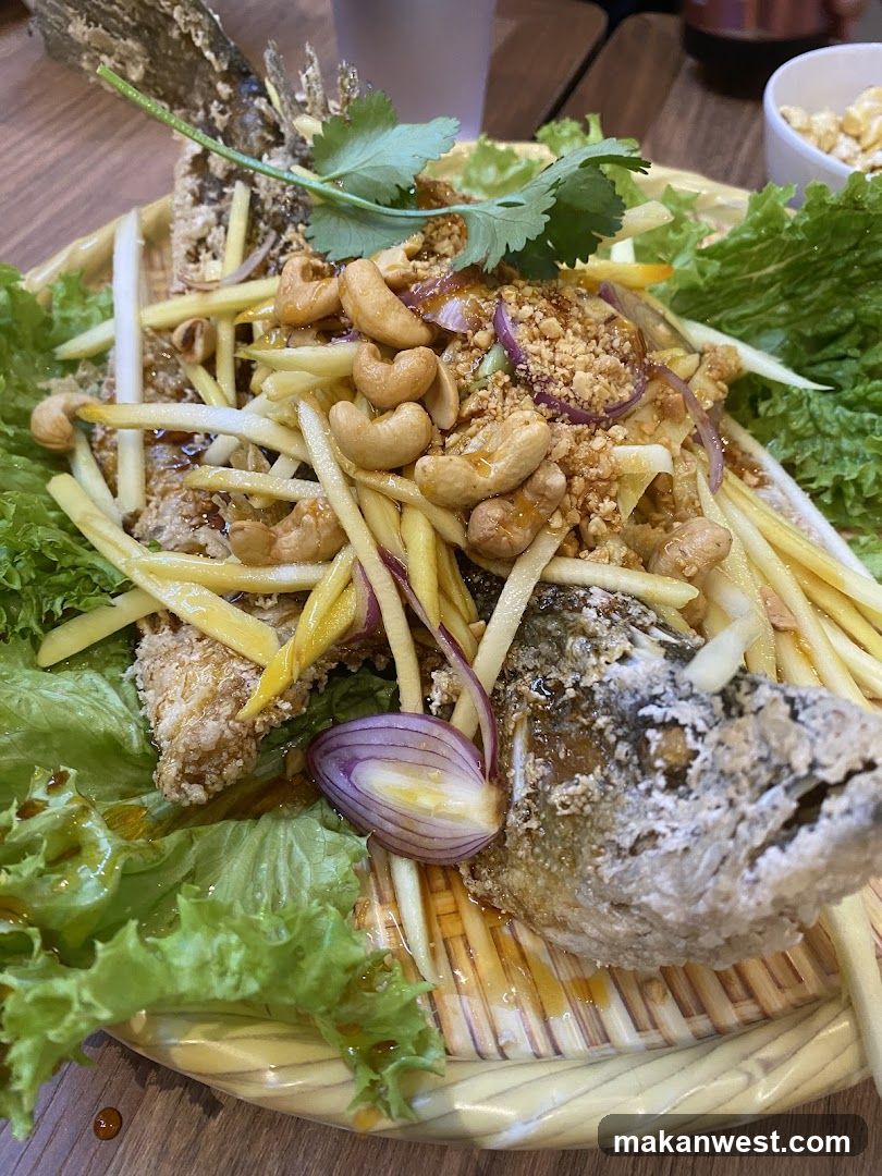 Fried Fish Salad