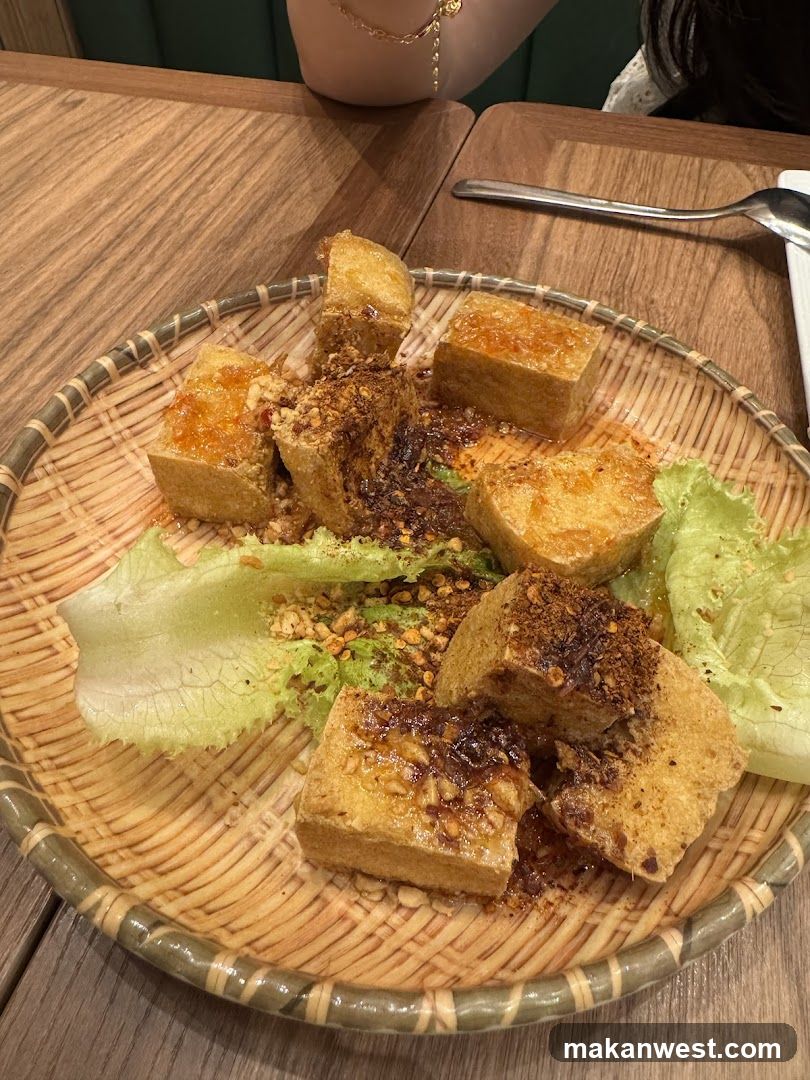 Fried Tofu with Toppings