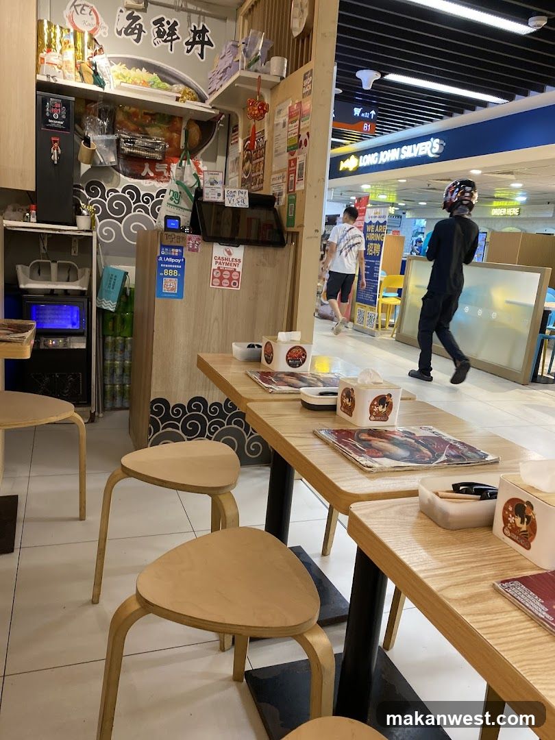Restaurant Interior with Tables and Chairs