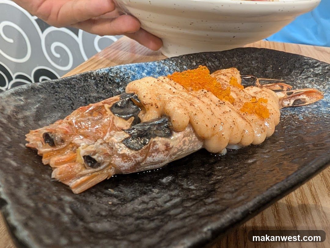 Seared Shrimp with Roe