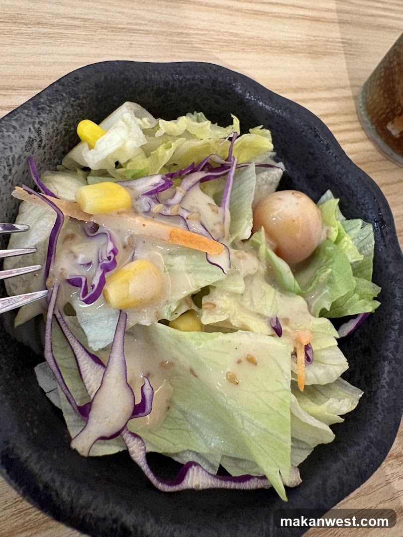 Salad with Dressing
