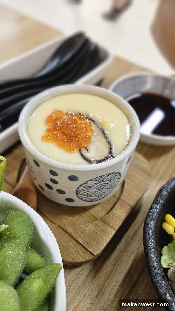 Chawanmushi with Ikura and Shiitake