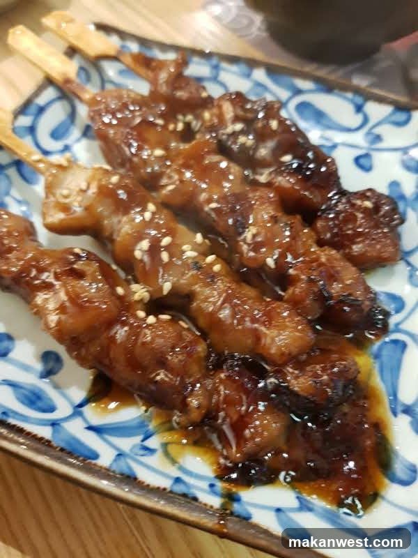 Skewers with Glazed Meat