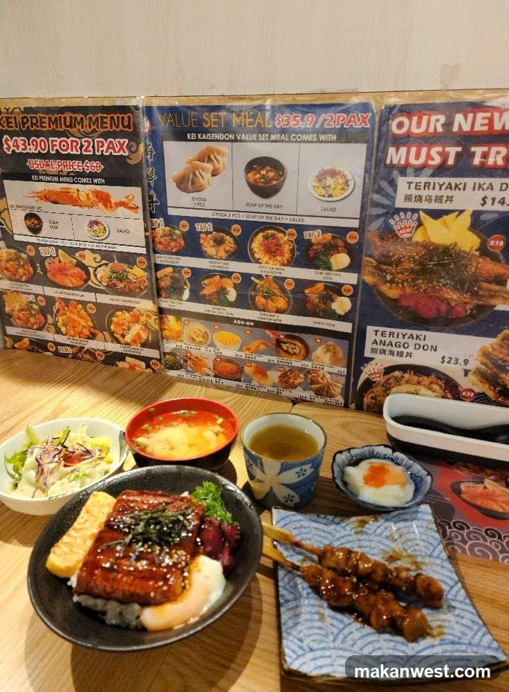 Kei Premium Menu & Value Set Meal