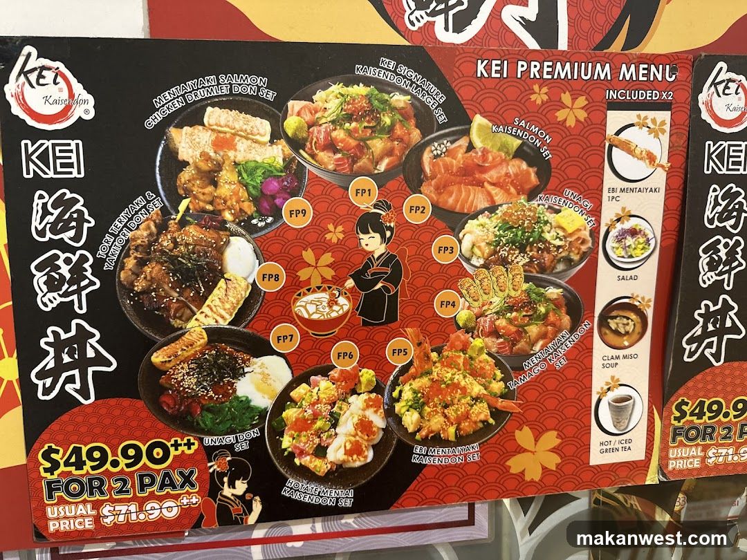 KEI PREMIUM MENU
