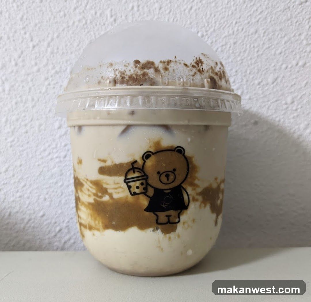 Beverage with Bear Logo