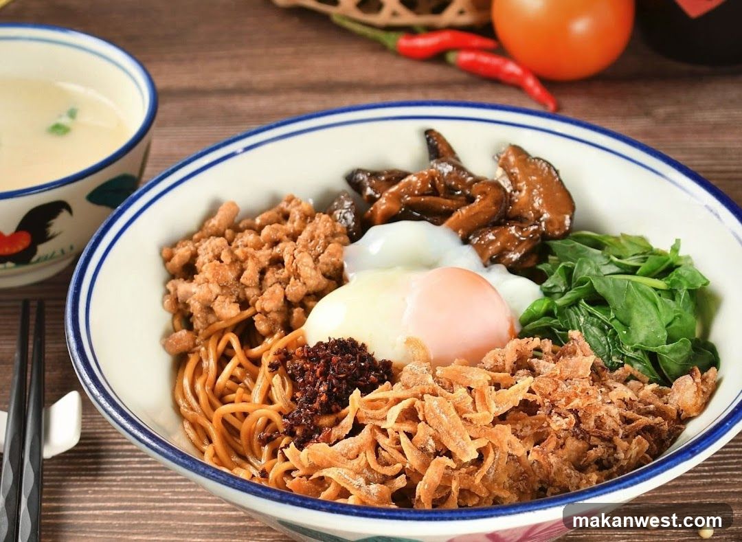 Noodle Bowl with Egg and Toppings