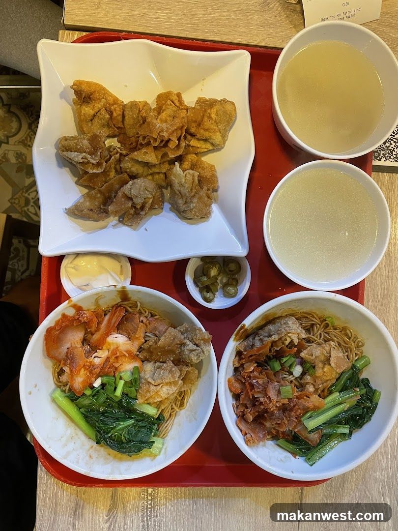 Noodle Soup with Wontons