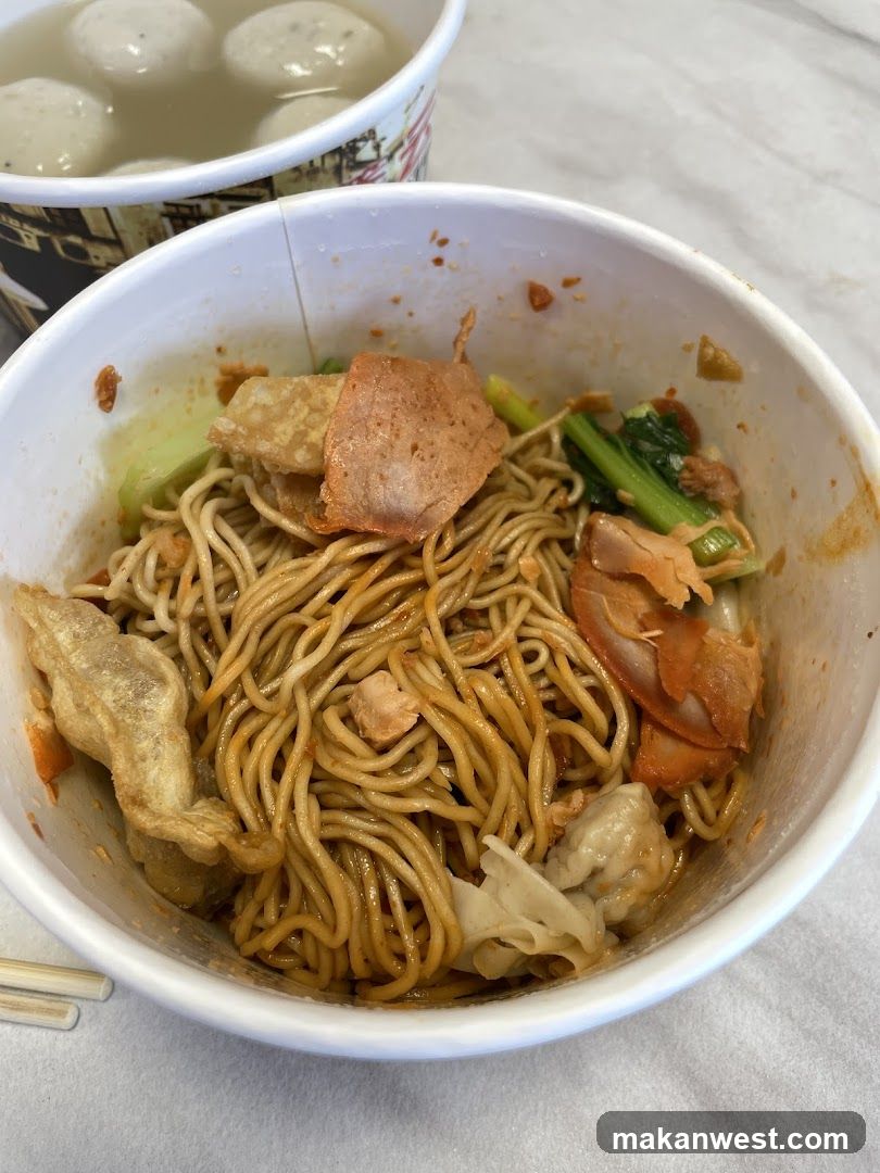 Noodles with Meat and Soup