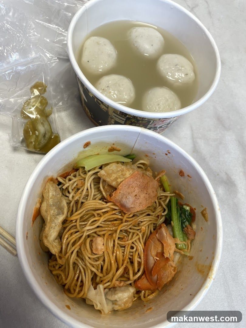 Noodles and Fish Balls