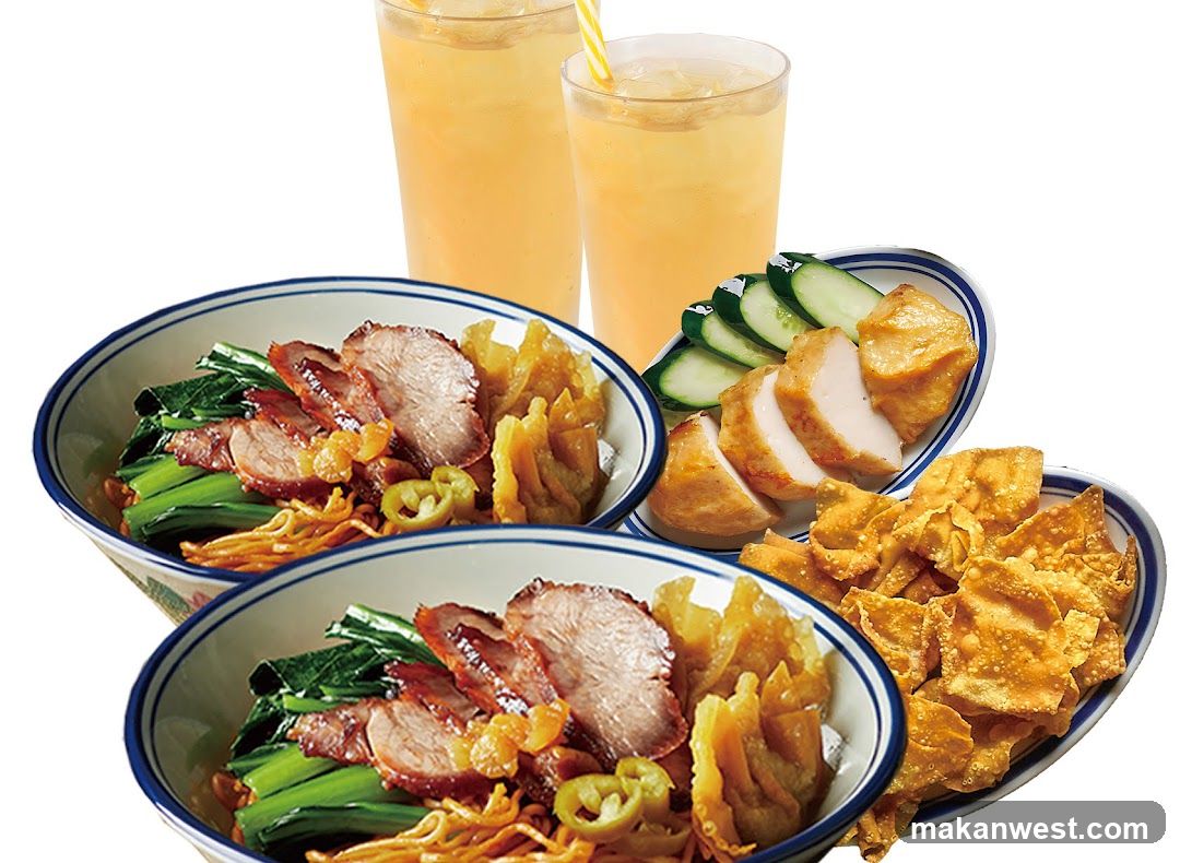 Noodles with Char Siu and Wontons