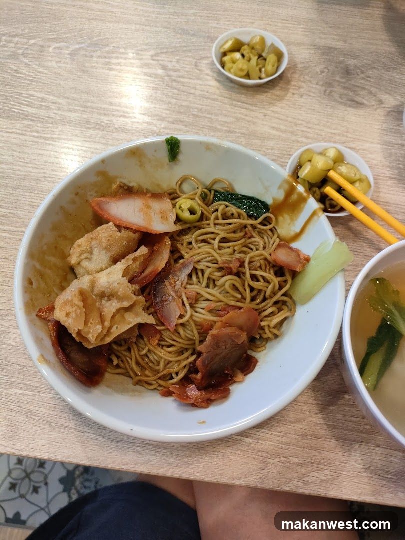 Noodles with Char Siu and Wontons