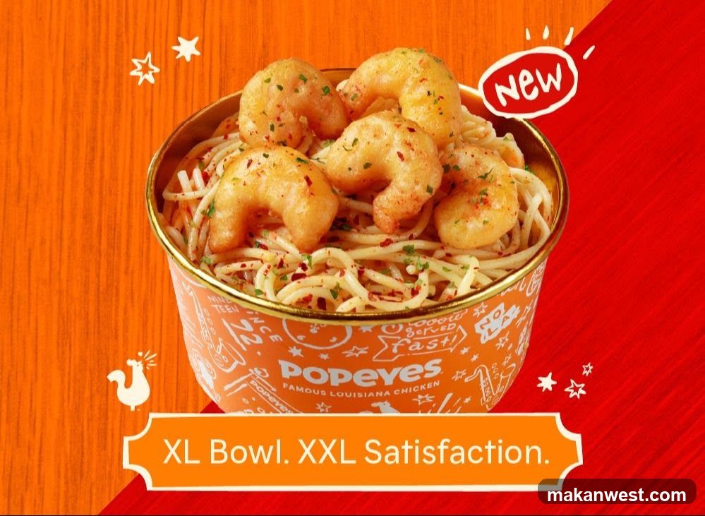 Popeyes Shrimp Pasta Bowl