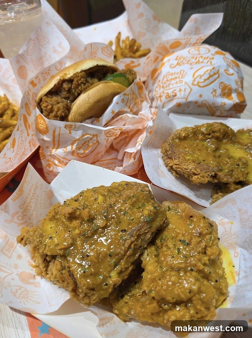 Fried Chicken and Sandwich