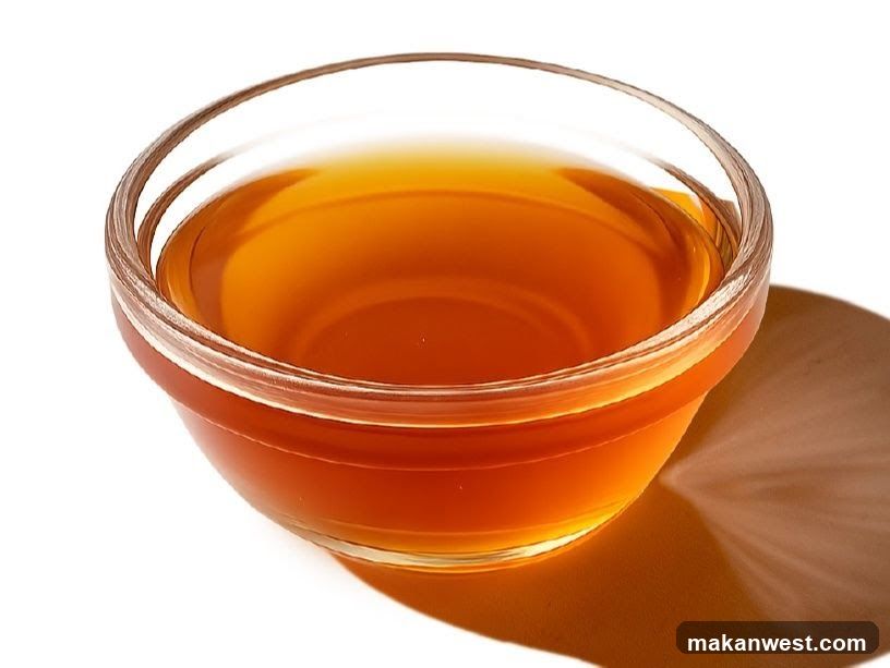 Bowl of Amber Liquid
