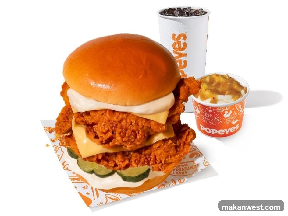 Popeyes Chicken Sandwich Meal