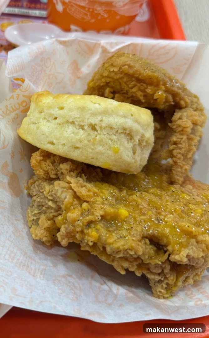 Fried Chicken and Biscuit