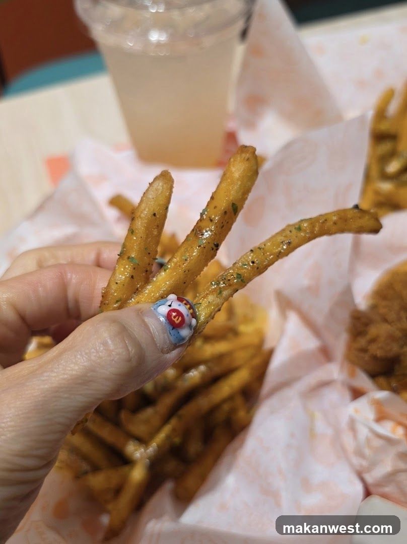 Seasoned Fries and Drink