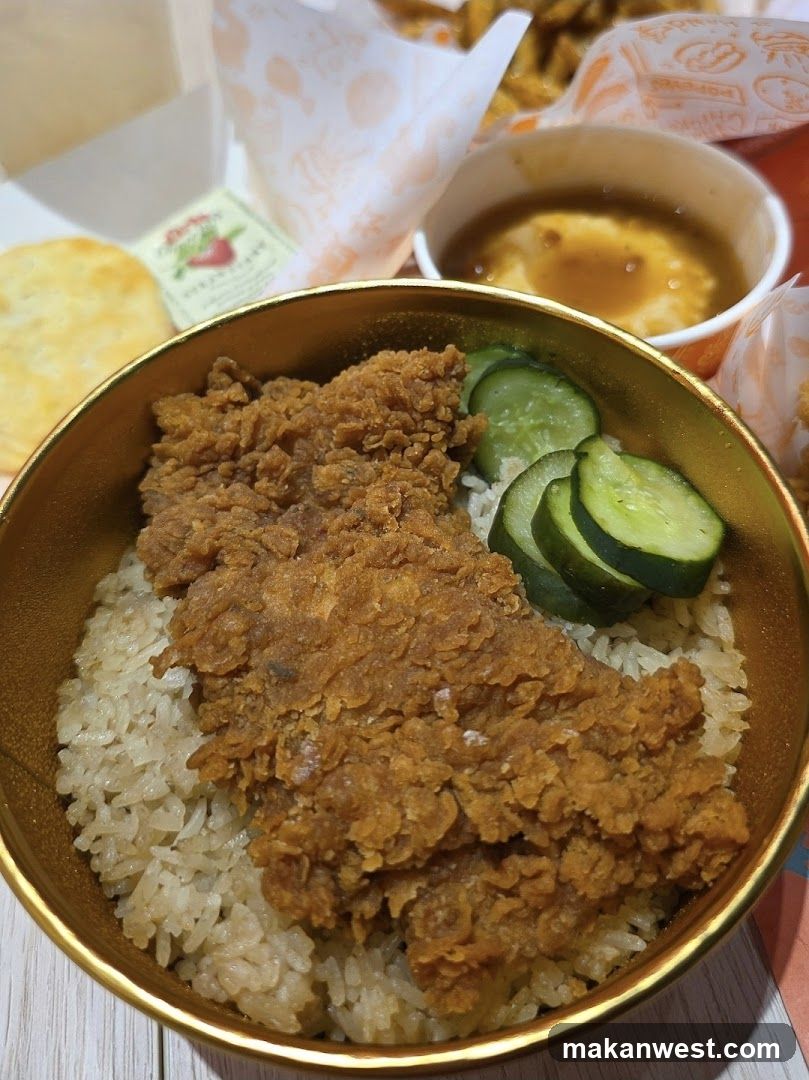 Fried Chicken and Rice Bowl