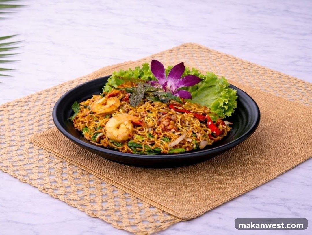 Shrimp and Noodles Dish