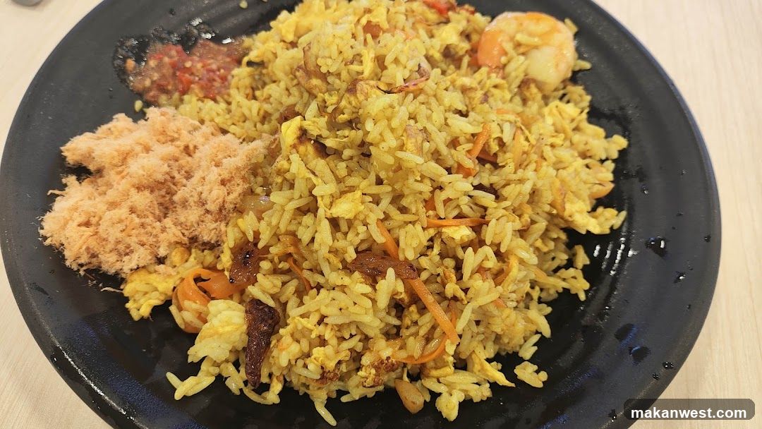 Fried Rice with Shrimp and Pork Floss