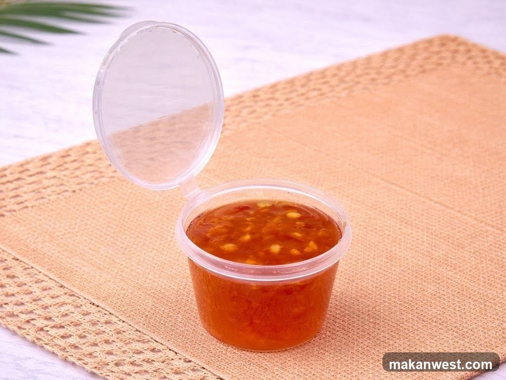 Sweet Chili Sauce in Container