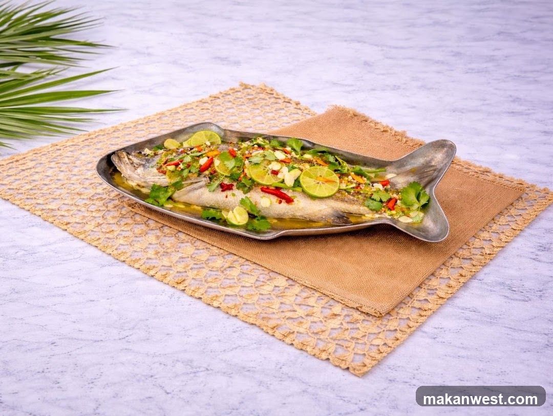 Steamed Fish with Lime and Chili
