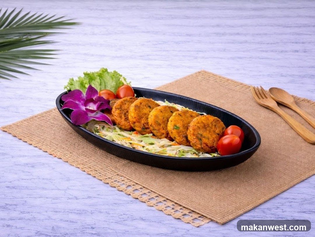 Fish Cakes with Salad