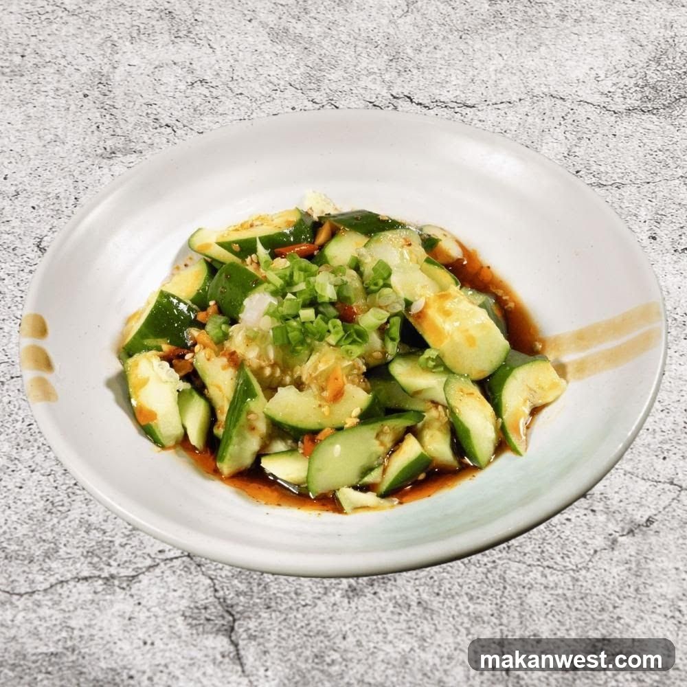 Smashed Cucumber Salad