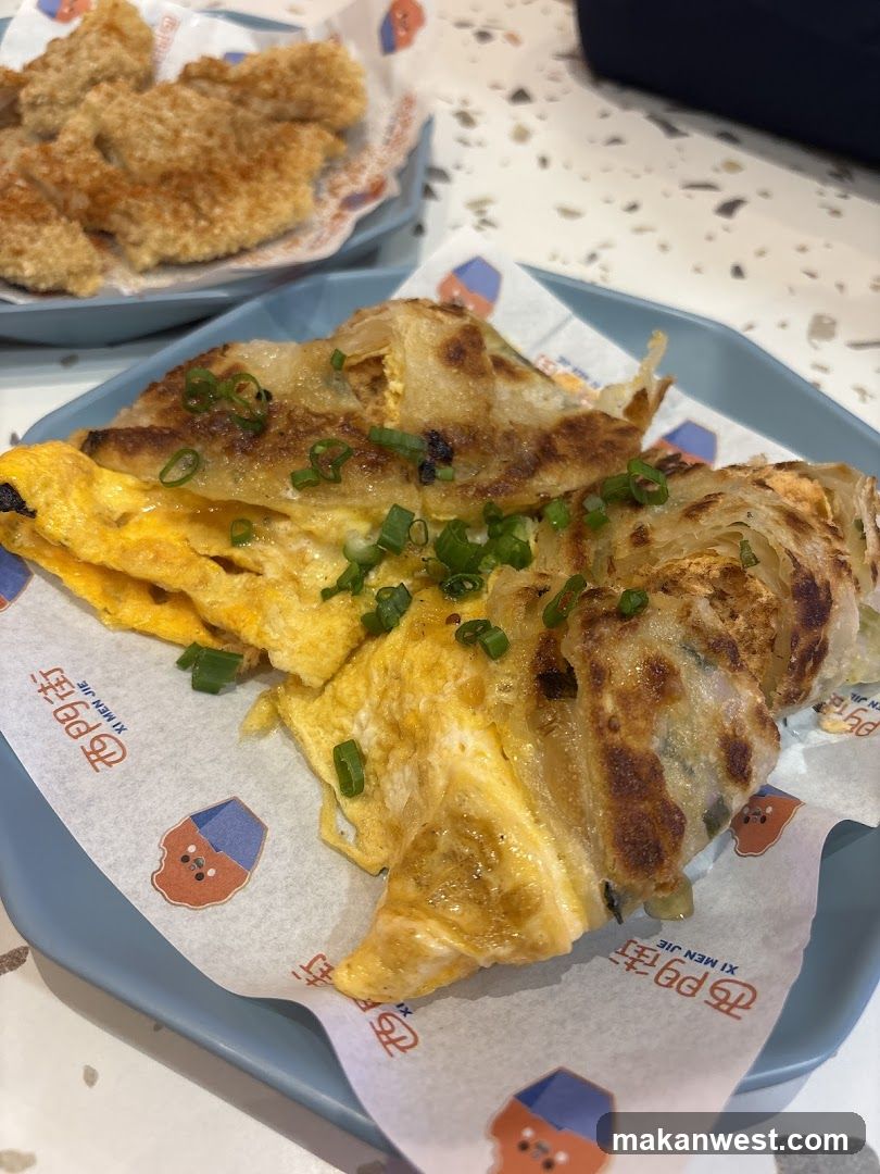 Egg and Scallion Wrap