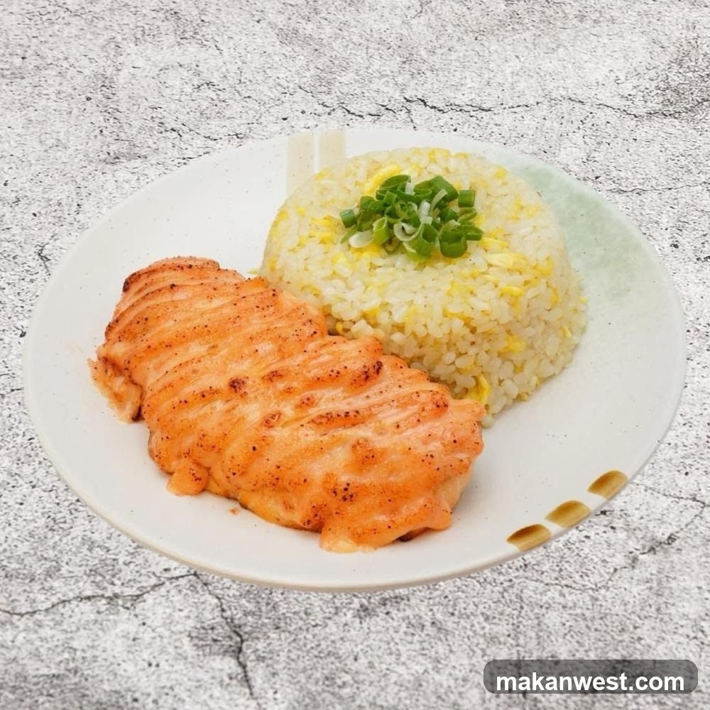 Salmon and Fried Rice