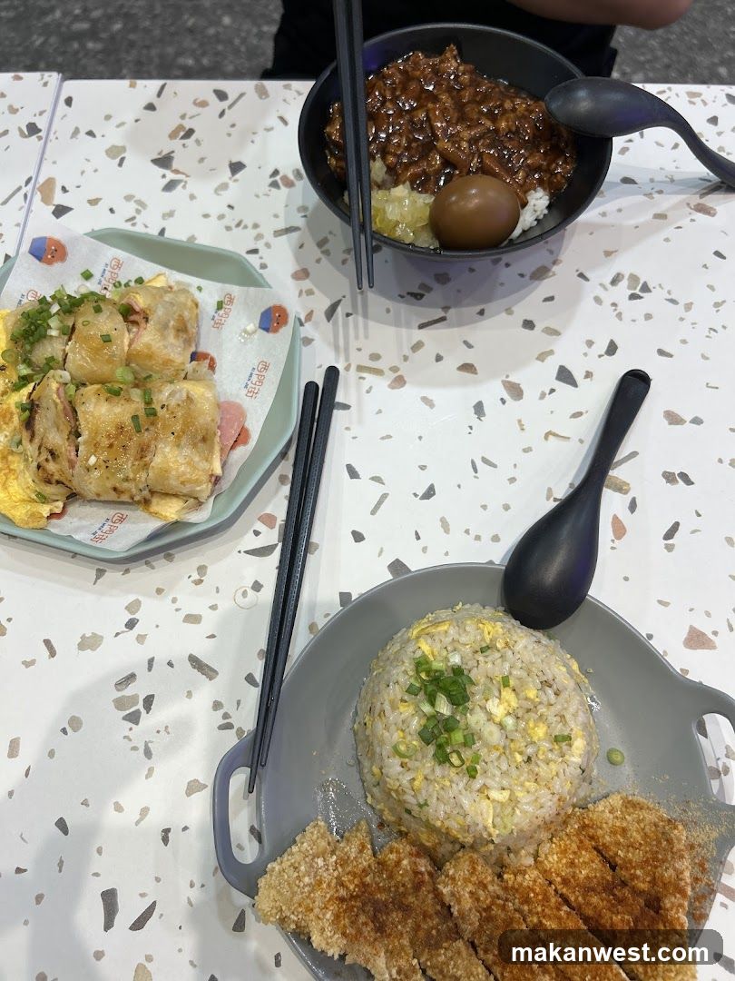 Table with food